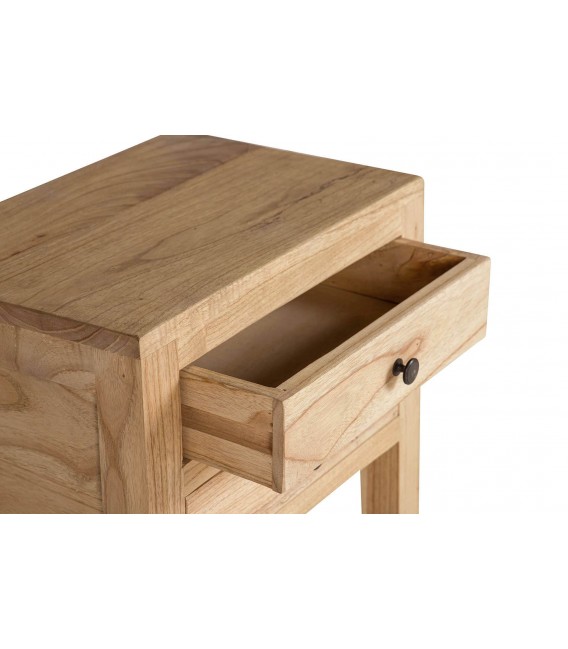 Mesita de noche de madera maciza de mindi 6