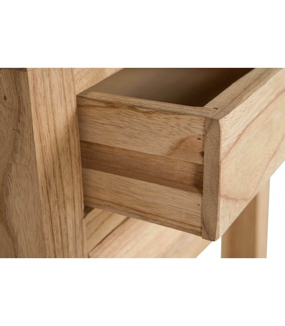 MESITA DE NOCHE 45 X 30 X 66 GASPER MADERA MINDI NATURAL