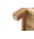 MESITA DE NOCHE 45 X 30 X 66 GASPER MADERA MINDI NATURAL