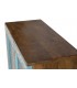 Cómoda étnica de madera de mango pintada a mano artesanal 3