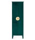Armario madera mango verde craquelé estilo oriental dos puertas 2