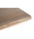 Mesa comedor de acacia maciza con acabado natural y metal negro 4