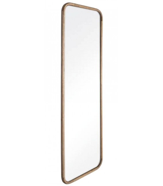 Espejo vestidor de madera natural estilo boho rectangular 1
