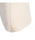 Butaca cómoda tapizada en tela aterciopelada de color beige 5