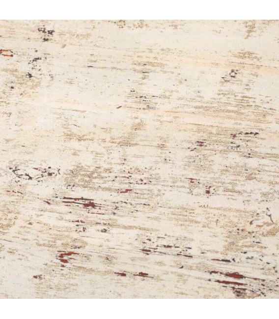Aparador grande de madera boho con puertas decoradas a mano 3