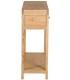 Consola de entrada de madera de mindi con 2 cajones boho. 4