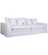 SOFA 4 PLAZAS XXL 296 X 90 X 100 NUBES TAPIZADO BLANCO