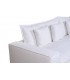 SOFA 4 PLAZAS XXL 296 X 90 X 100 NUBES TAPIZADO BLANCO