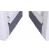 SOFA 4 PLAZAS XXL 296 X 90 X 100 NUBES TAPIZADO BLANCO
