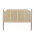 Cabecero para cama de matrimonio 150 madera maciza y ratán natural. 1
