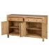 Aparador pequeño madera de mindi natural para salón de estilo boho. 2