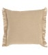 Set de 2 cojines con relleno de algodón bordado en color beige. 2