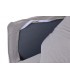 Sofá de 3 plazas desenfundable tapizado en lino color gris. 5
