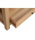 Mesa de centro rectangular madera maciza de mindi natural 2 cajones 5