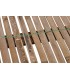 Cama XL de bambú natural para colchón de 180 x 200 de estilo oriental. 4
