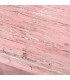 Mesa de centro rectangular XXL madera maciza pino decapada rosa. 2