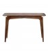 Consola de madera maciza de mango en nogal estilo contemporáneo. 2