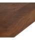 Consola de madera maciza de mango en nogal estilo contemporáneo. 4