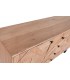 Aparador de madera maciza de acacia natural de estilo industrial. 4