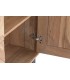 Aparador de madera maciza de acacia natural de estilo industrial. 6