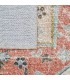 Alfombra grande de poliéster multicolor de estilo étnico. 2