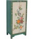 Armario bajo 2 puertas madera decorada a mano multicolor oriental