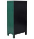 Armario bajo 2 puertas madera decorada a mano multicolor oriental 3