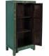 Armario bajo 2 puertas madera decorada a mano multicolor oriental 2