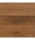 Mesa comedor ovalada madera mango natural con patas metal negro 3
