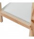 Estantería madera de pino natural y MDF blanco estilo nórdico 4