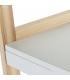 Estantería madera de pino natural y MDF blanco estilo nórdico 3