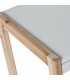 Estantería madera de pino natural y MDF blanco estilo nórdico 2