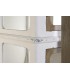 Vitrina XXL roble natural y blanca con escalera estilo colonial 5