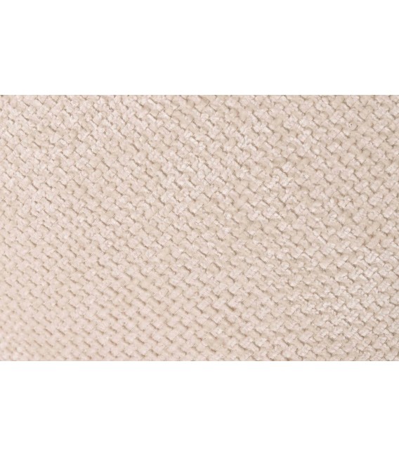 Butaca baja chenilla beige de diseño contemporáneo envolvente 5