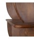 Estantería de madera maciza de mango nogal diseño contemporáneo 3