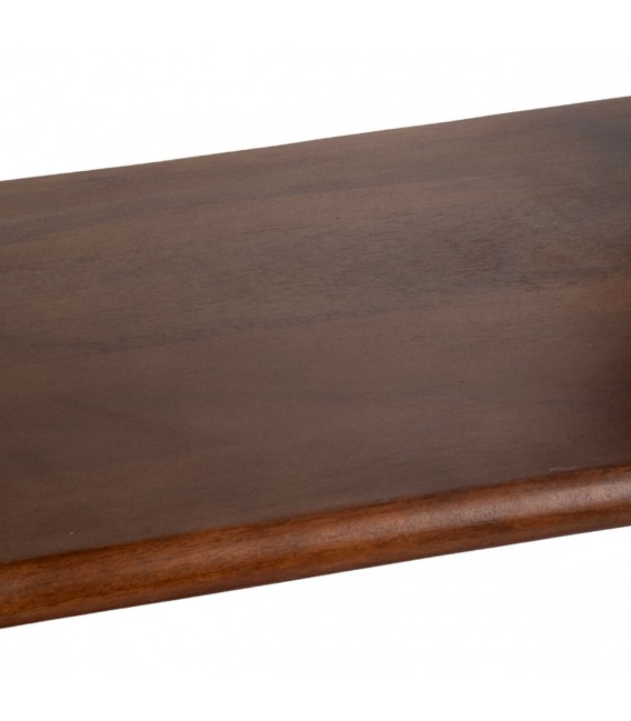 Estantería de madera maciza de mango nogal diseño contemporáneo 4