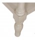 Consola de entrada grande 2 cajones en madera beige provenzal 7
