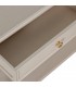 Consola de entrada grande 2 cajones en madera beige provenzal 4