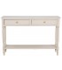Consola de entrada grande 2 cajones en madera beige provenzal 1
