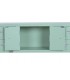 Consola de entrada verde menta estilo oriental con almacenaje 5