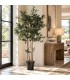 Planta artificial olivo verde estilo mediterráneo decorativo Mdmhogar