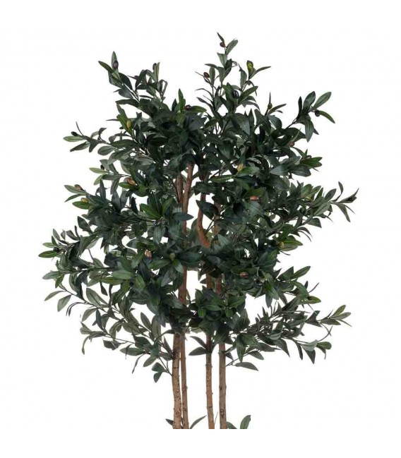 Planta artificial olivo verde estilo mediterráneo decorativo 3