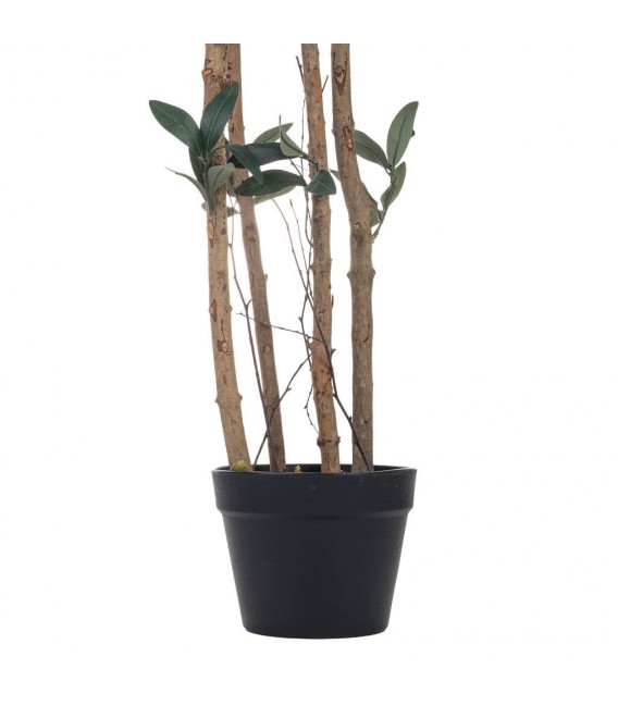 Planta artificial olivo verde estilo mediterráneo decorativo 6