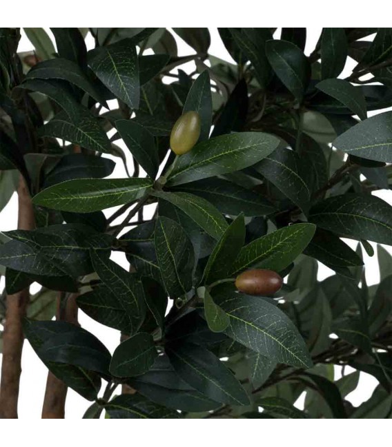 Planta artificial olivo verde estilo mediterráneo decorativo 4