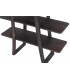 Estantería original madera maciza mango nogal estilo contemporáneo 3