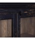 Vitrina XL madera negra decapada estilo clásico vintage 5
