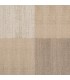 Alfombra grande de viscosa beige y topo con elegante diseño geométrico2