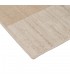 Alfombra grande de viscosa beige y topo con elegante diseño geométrico5