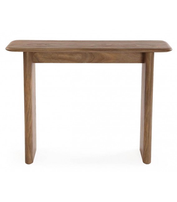 CONSOLA DE ENTRADA 100 X 30 X 80 CHOCON MADERA MDF COLOR NOGAL