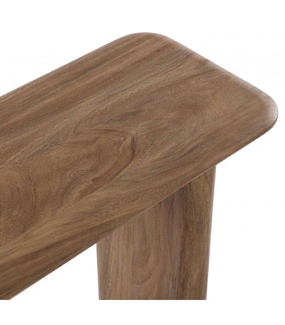 CONSOLA DE ENTRADA 100 X 30 X 80 CHOCON MADERA MDF COLOR NOGAL
